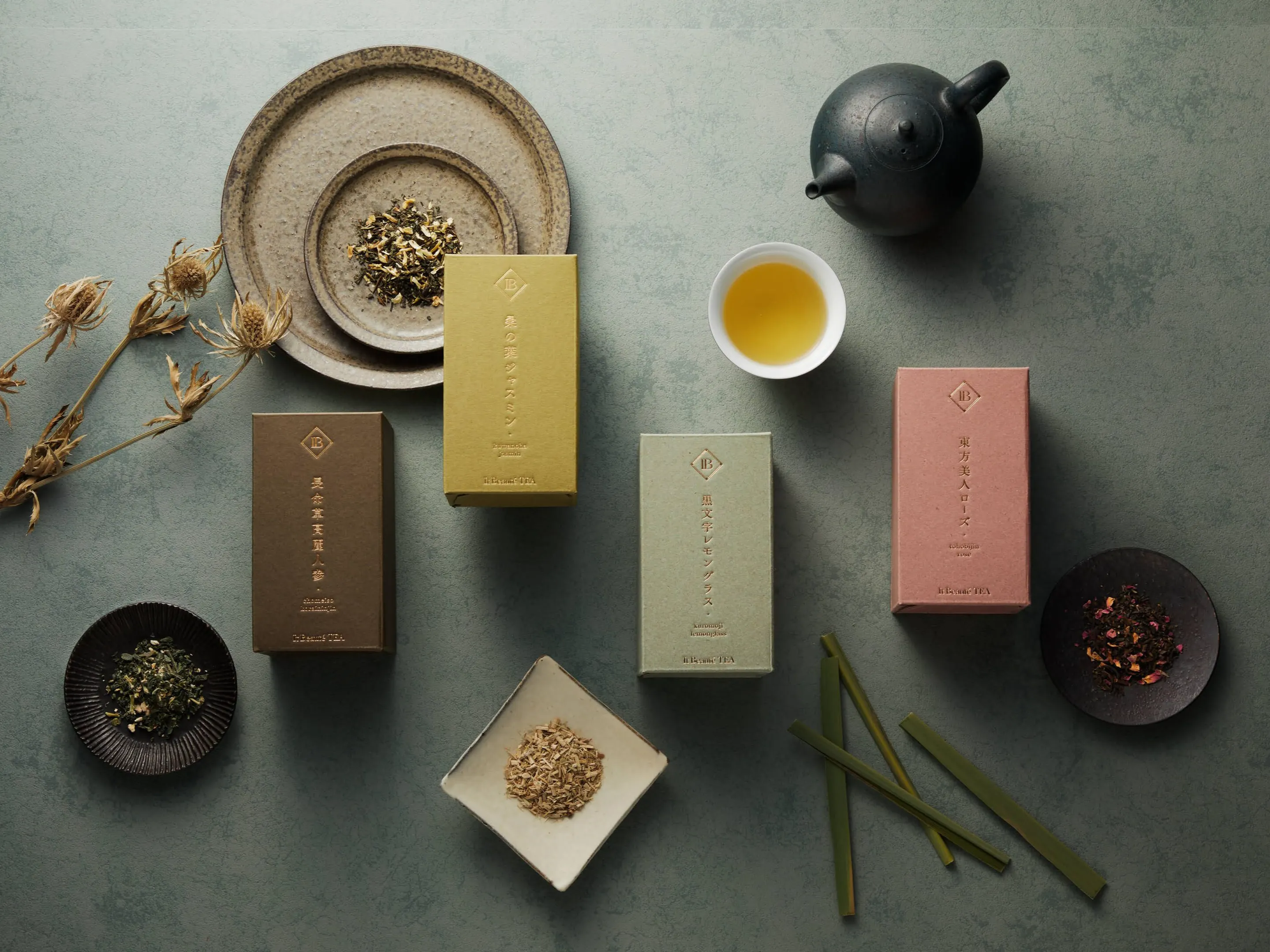 It Beauté TEA 4種セット 抹茶金時 生姜柑橘 黒豆黒糖 林檎トマト