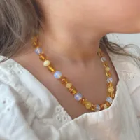 ベビー・キッズ 用ネックレス】 Amber Necklace（アンバー
