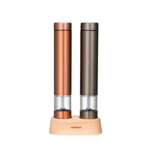 【kamomeさま専用】電動ミル ソルト&amp;ペッパー ウッドスタンド ソルト アンド ペッパー ミル 電動 通販 ソルト＆ペッパー 電動ミル