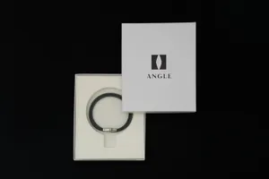 磁気ネックレス】ANGLE e.MODEL 02 NECKLACE プラチナ/Mサイズ45cm