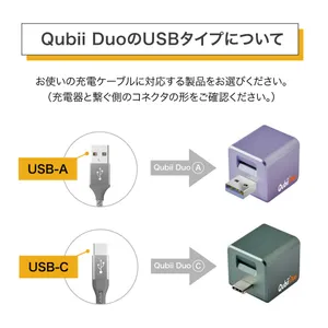 Qubii Duo USB-C ミッドナイトグリーン の商品ページ - goooodsの