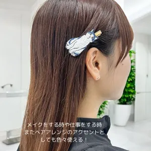 ネコの刺繍ヘアクリップ（1つ入り） - 仕入れ・卸売りならグッズ