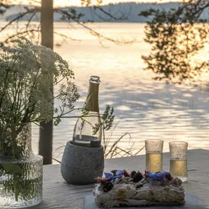 クーラー　ソープストーン HUKKA DESIGN ソープストーン ワインクーラー Kuohu - 仕入れ、卸なら