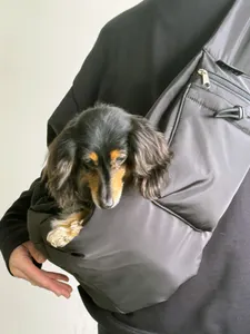 ≪3色展開≫ スリング ペット ｜ PET PUFF SLING（P25001） 15-BLACK