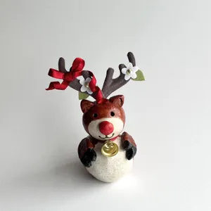 おめかし赤鼻トナカイさん☆ - 仕入れ、卸ならグッズ