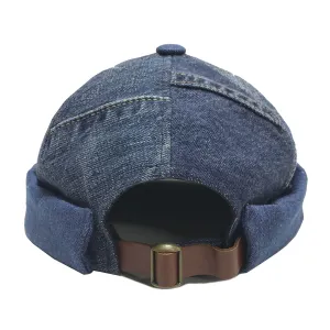 未使用45RＹキャップ　インディゴ Furugi Fisherman Cap / 古着フィッシャーマンキャップ INDIGO