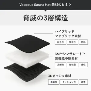 累計販売個数30,000点突破】Vaceous Sauna Hat PRO（ヴェイシャス