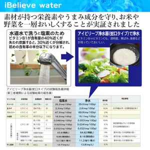 iBelieve water／アイビリーブウォーター／ピッチャータイプ iBelieve water／アイビリーブウォーター／ピッチャータイプ