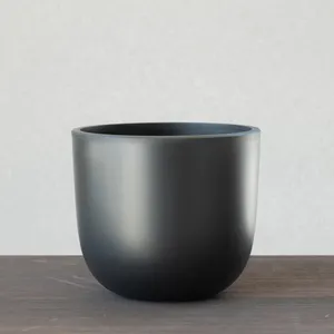 マットブラックプラ鉢 | PlasticPot BowlLong Size10 - 仕入れ・卸売り