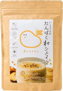初回の方のみ/現品サンプル】ソイプロテイン｜たんぱく和シェイク｜ 黒