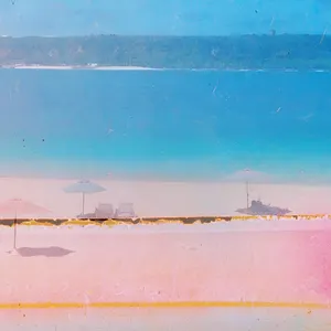 絵画 海辺（M） 現代アートポスター】宮古島 海岸 ビーチ 風景