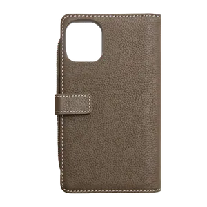 REMY POCHE FLAT iPhone15 エトープ(ホワイトステッチ) - 仕入れ