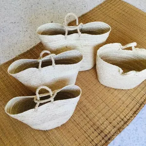 かごバッグ　花一輪をあなたに・・・　ナツメヤシのかごバッグ 花一輪をあなたに・・・ ナツメヤシのかごバッグ 1点もの その他
