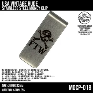 USA GENERAL STORE SEXY MONEY CLIP アメリカン デザイン ステンレス製