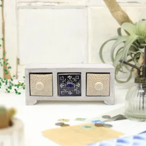 チェスト 3個 フラット ブルータイル - 仕入れ・卸売りならグッズ