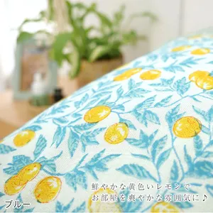 マルチクロス ボニータブロックプリント レモン グリーン - 仕入れ