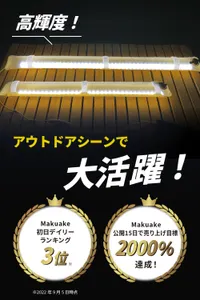 outstand エアーチューブライト LEDランタン 暖色 LEDライト