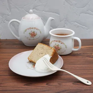 レトロマグ・マグカップ 380ml［ホーロー/花柄/カントリー雑貨/イマン