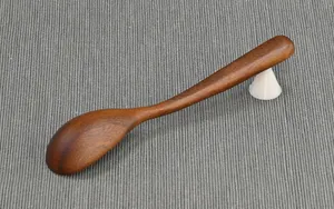 アカシアスプーン】天然木 木製品 カトラリー ブラウン M175 表示