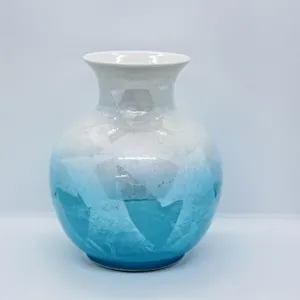 九谷焼6.5号花瓶／銀彩 - 仕入れ、卸ならグッズ