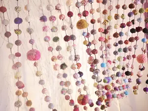 手織り玉ゆれる たまこのれん | さをり織り ※受注生産 - 仕入れ